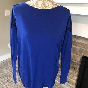 Banana Republic Tunic Sweater Blue/Black Small